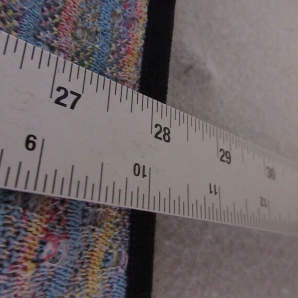 Exclusively Misook Sweater Cardigan  Large Rainbow Colorful Career‎ Church - Picture 7 of 16